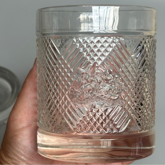 Ralph Lauren Safari Double Old Fashioned Glasses Set of 4 Whiskey Tumblers - Picture 14 of 14